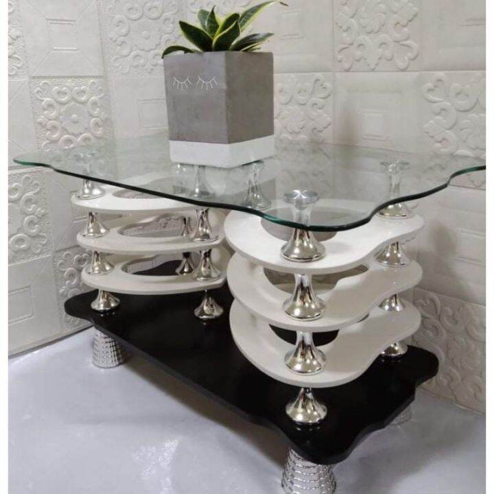 Modern Furniture Tempered Glass Cheap Coffee Table Center Designs Round