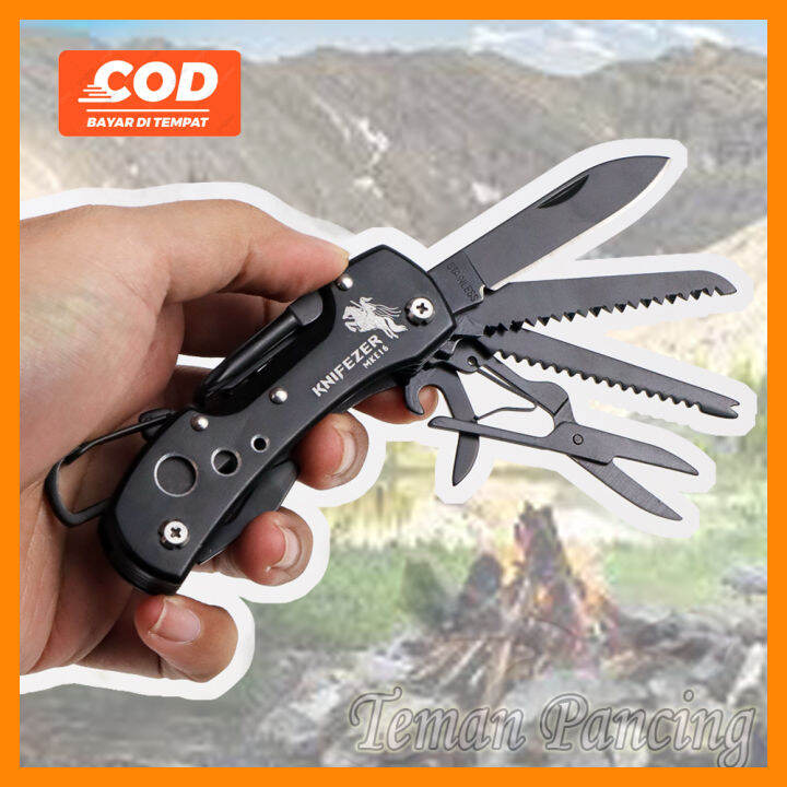 Pisau Saku Pocket Knife Edc Multifungsi Mke Lazada Indonesia