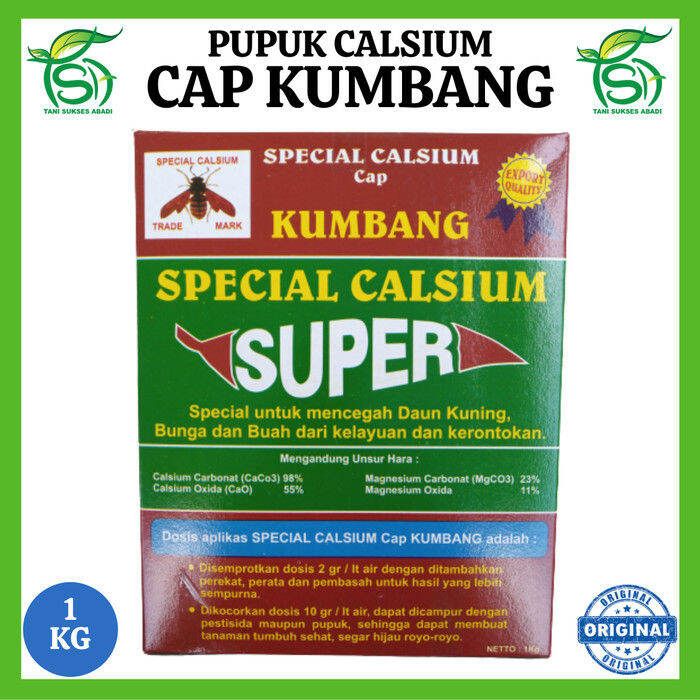 Pupuk Special Calcium Cap Kumbang Kilogram Super Kalsium Lazada