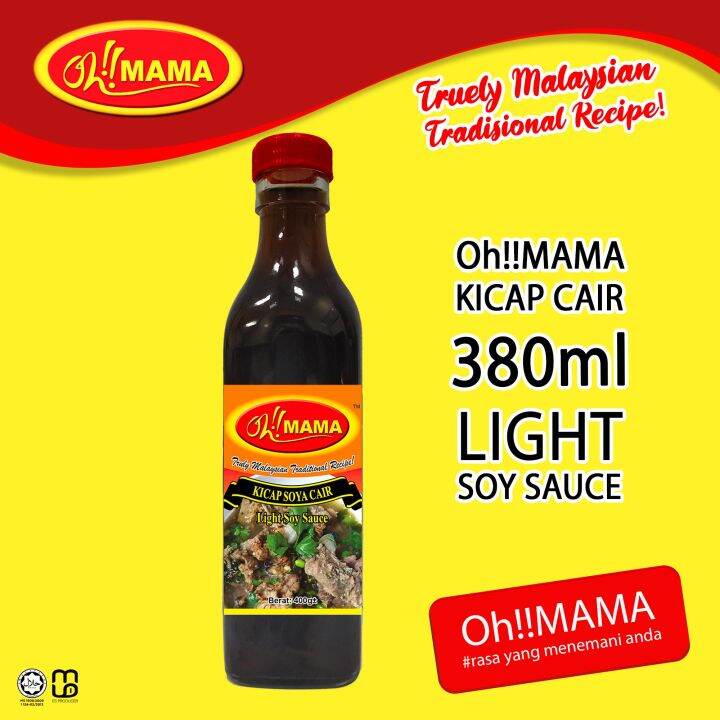 Ohmama Kicap Cair Ligth Soy Sauce Ml Lazada