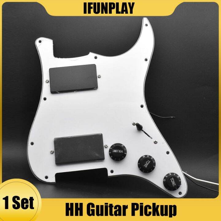 HH Loaded Electric Guitar Prewired Pickguard Pickup With Ceramic Double