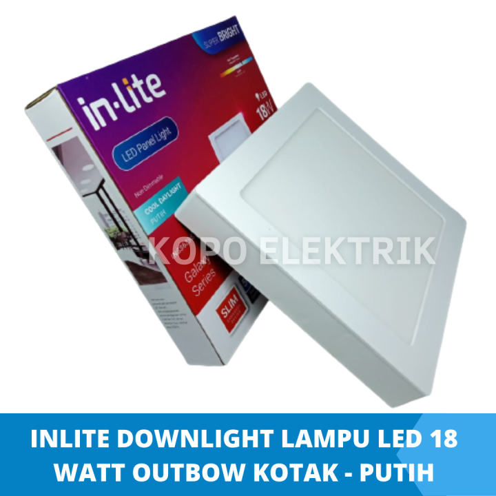 Inlite Lampu Panel Watt Outbow Lampu Downlight W Ob Lazada Indonesia