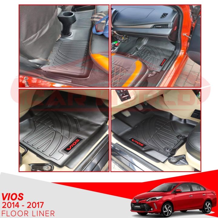 Floor Liner Deep Dish Matting For Vios Superman Lazada Ph