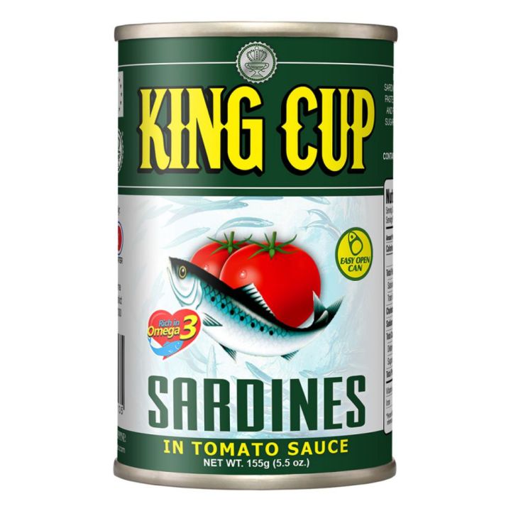 King Cup Sardines Easy Open Can In Tomato Sauce G Lazada Ph