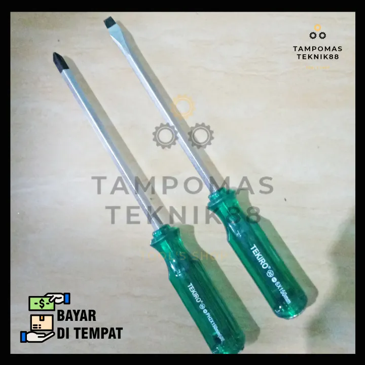 Obeng Ketok Tekiro Set 2bh 6 Obeng Getok Tembus Tekiro Lazada Indonesia