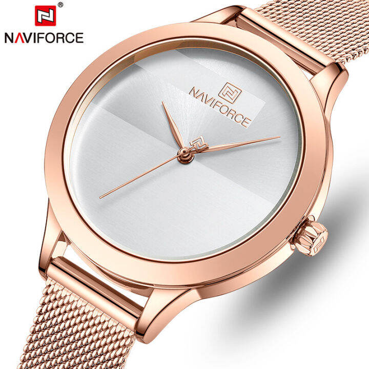 Naviforce Top Luxury Brand Women Watch Quartz Lady Waterproof