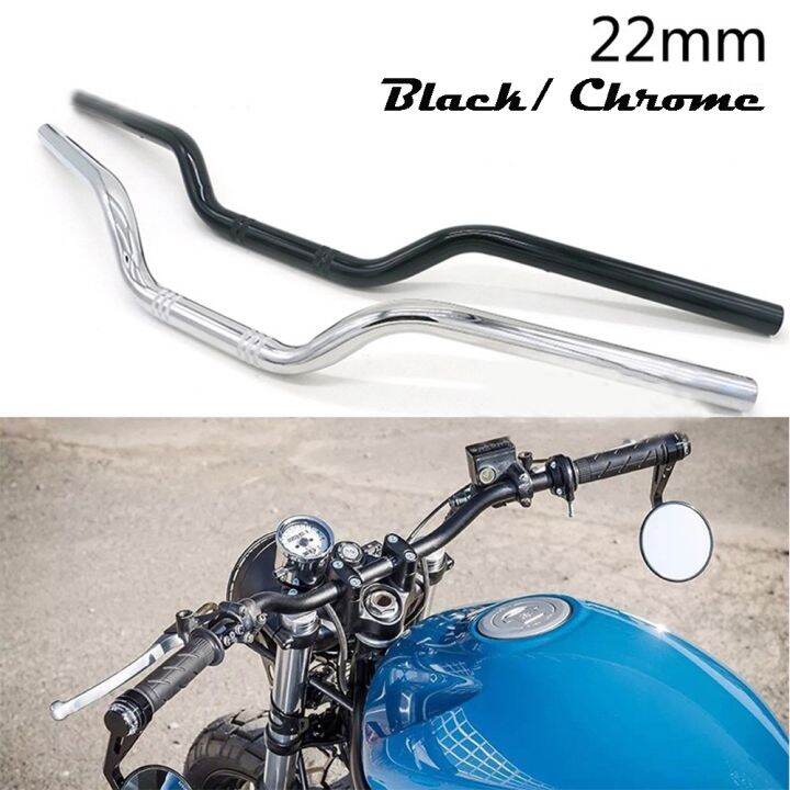 Motorcycle Handlebars Mm Iron Handle Bar Vintage Metal Refit