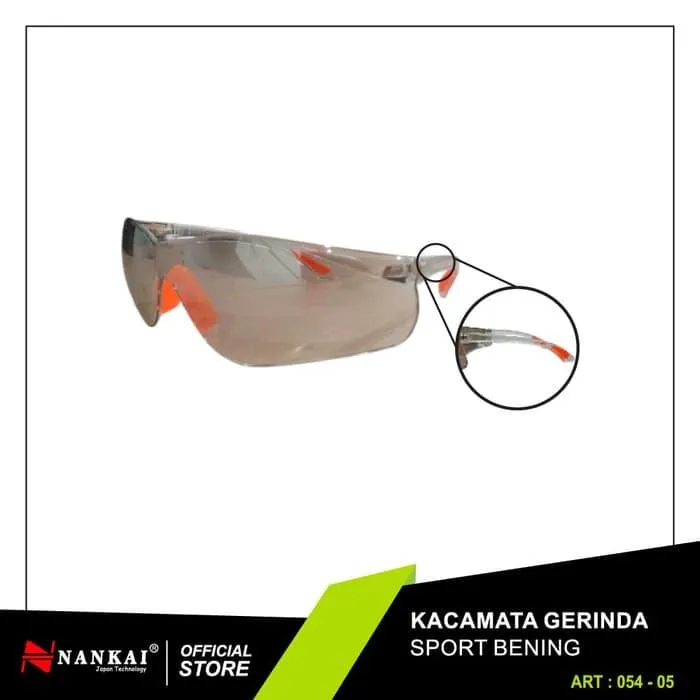 Kacamata Safety Gerinda Las Sporty Bening Nankai Lazada Indonesia