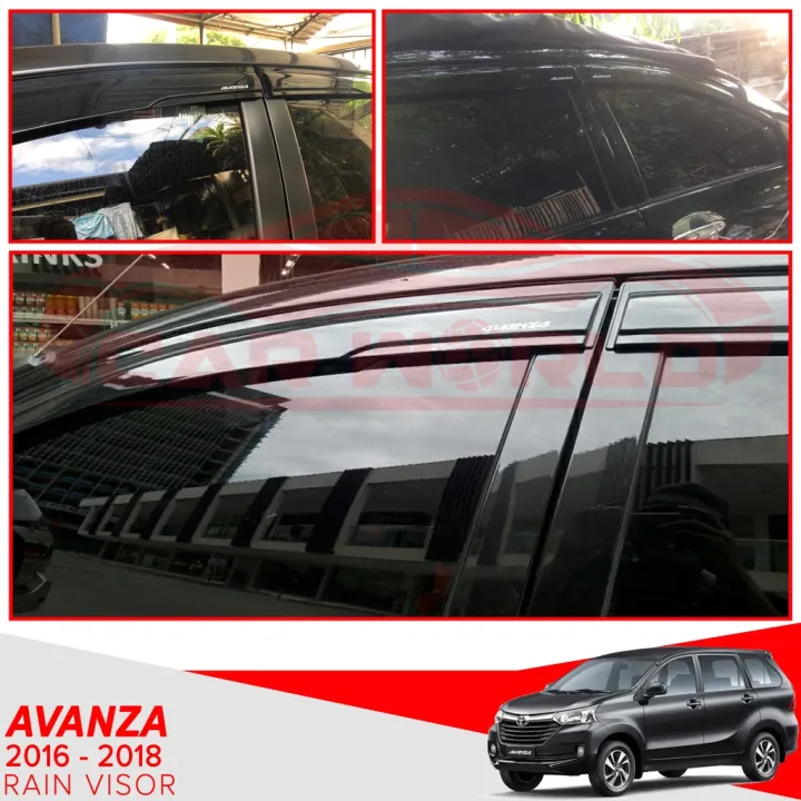 Toyota Avanza 2016 2021 OEM Type Rain Guard Window Visor Lazada PH