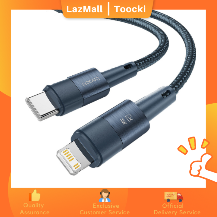 Toocki Pd W Usb C To Lightning Cable Fast Charging Usb Type C