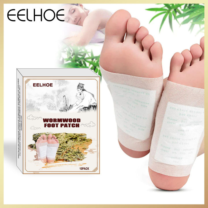 Eelhoe Wormwood Foot Patch Pad Deep Cleansing Detox Foot Patches Anti