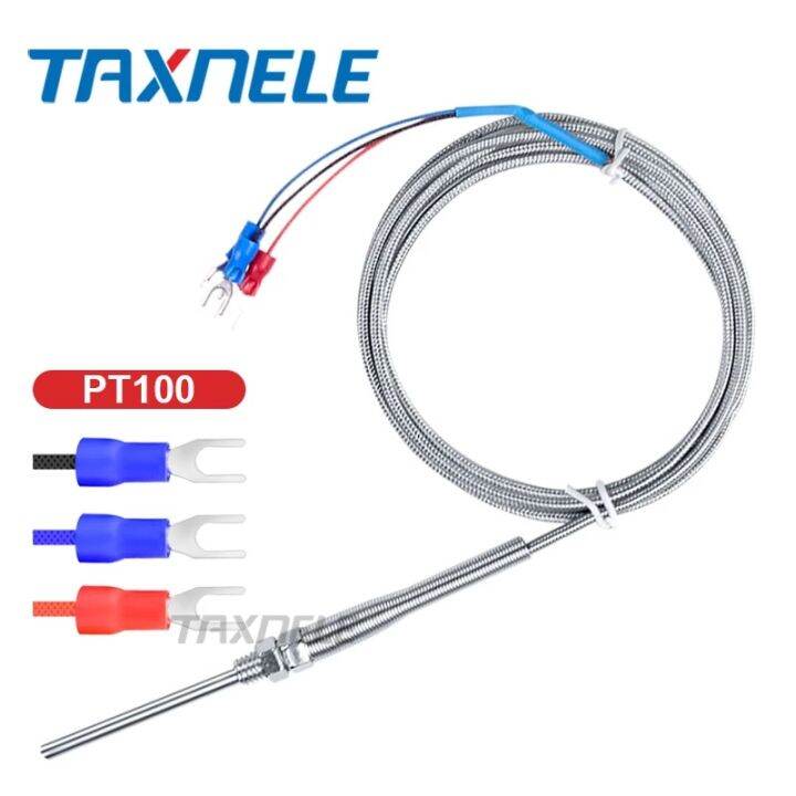 M Stainless Steel Rtd Pt Temperature Sensor Probe Thermal