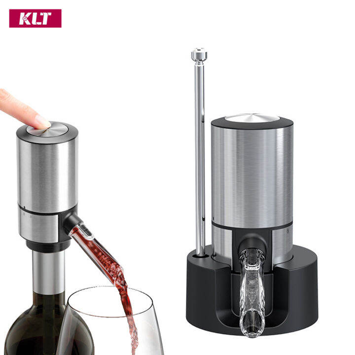 Klt Cliton Electric Wine Decanter Dispenser With Base Quick Sobering