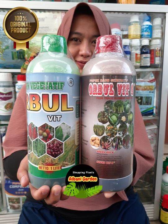 Pupuk Cair Orbul Vit G Liter Plus Zpt Original Penyubur Akar Daun Dan