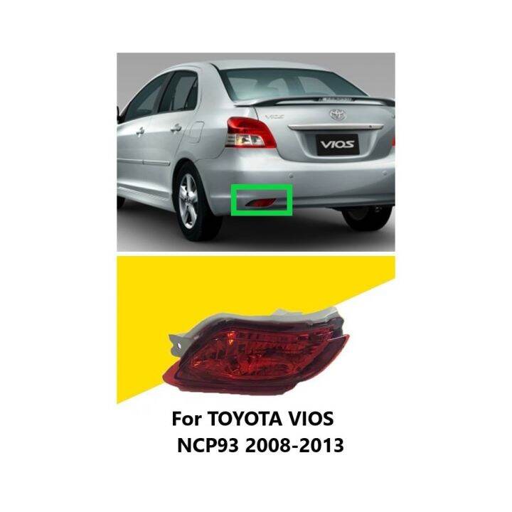 ZeruiRear Bumper Light For TOYOTA VIOS NCP93 2008 2009 2010 2011 2012