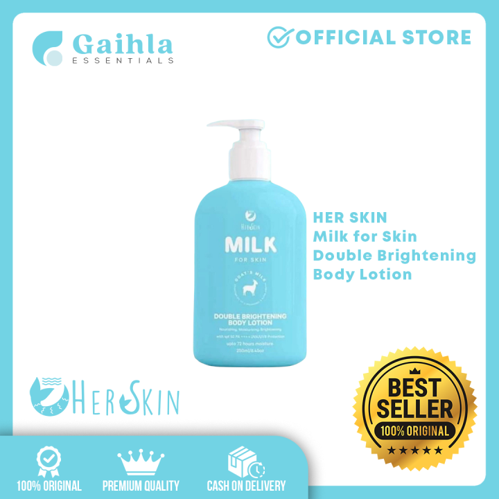 Original Her Skin Double Brightening Body Lotion Goats Milk