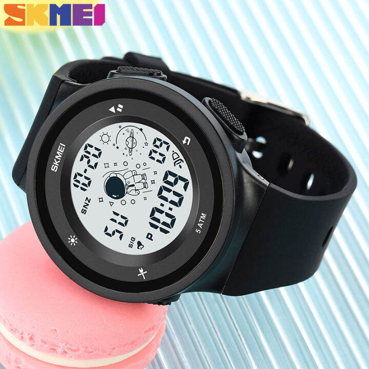 SKMEI Top Brand Original Men S Watch Digital EL Light Week Clock