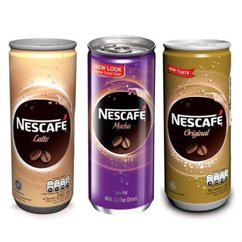 Nescafe Latte Mocha Original Kaleng 240 Ml Lazada Indonesia