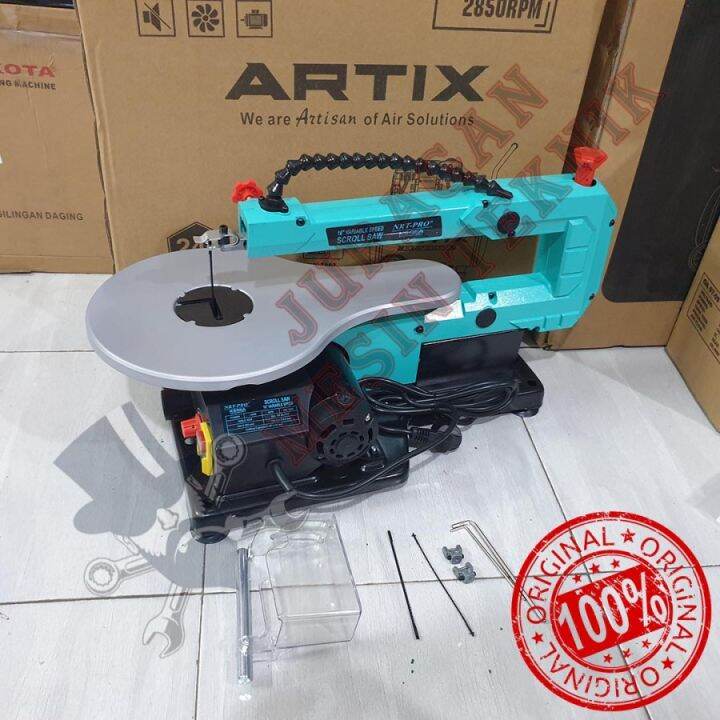 Mesin Gergaji Scroll Saw Scrollsaw Ukir Kayu Akrilik Nrt Pro Hd