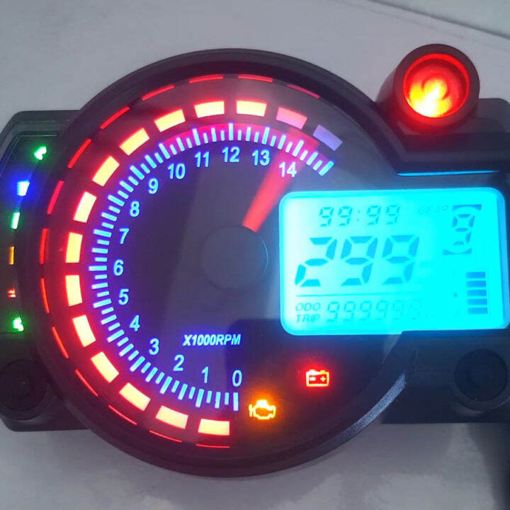 SPEEDOMETER DIGILAT LED RPM FUELMETER KILOMETER INDIKATOR RX2N