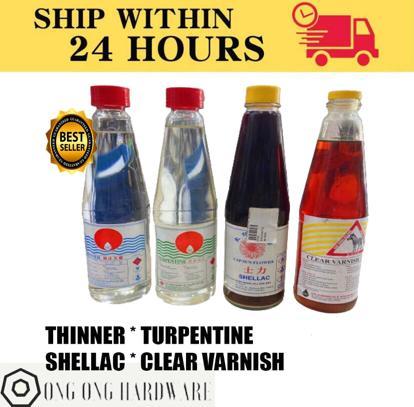 Thinner Turpentine Clear Varnish Shellac Minyak Tanah Solvent