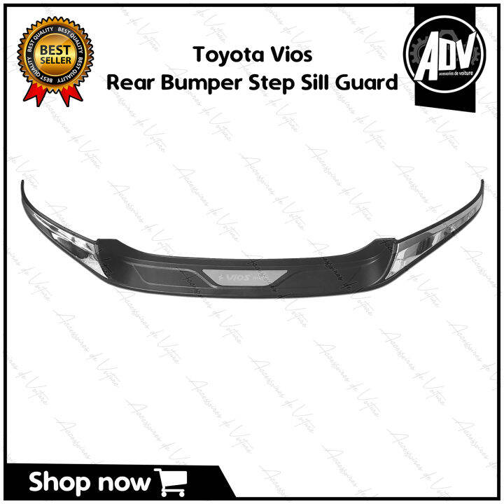 Toyota Vios Rear Bumper Step Sill Guard Nd Design Lazada Ph