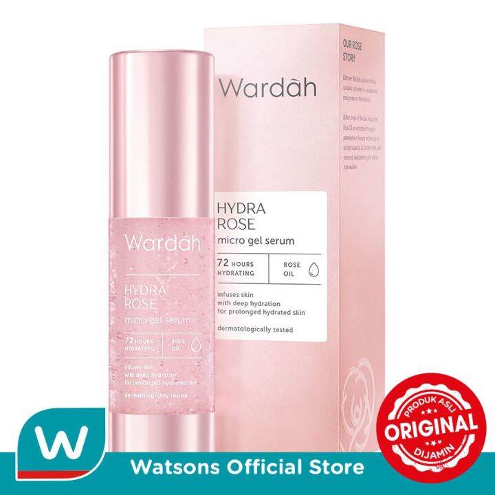 WARDAH Hydra Rose Micro Gel Serum 30ml Lazada