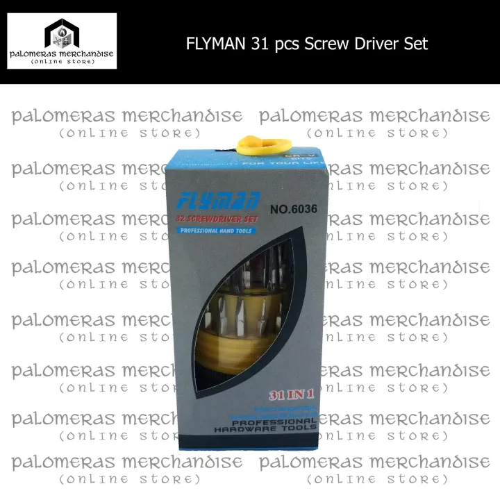 FLYMAN USA 31 Pcs Screw Driver Set Lazada PH