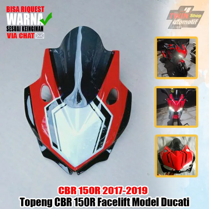 Topeng CBR 150R Facelift Model DUCATI Topeng CBR 150R DUCATI BISA