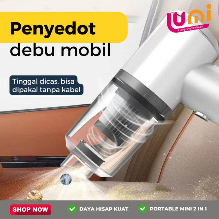 Vacum Cleaner Portable Mini In Penghisap Penyedot Pembersih Kotoran