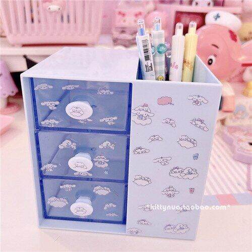 Kawaii Cinnamoroll My Melody Kuromi Translucent Drawer DIY Sticker