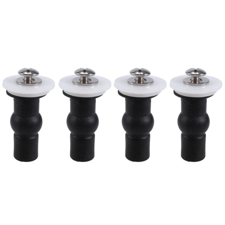 4 Pack Toilet Seat Screws Toilet Seat Hinges Bolt Expanding Rubber Top