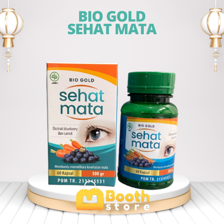 Kapsul Sehat Mata Bio Gold Ekstrak Carrot Dan Blueberry Memeliharaa