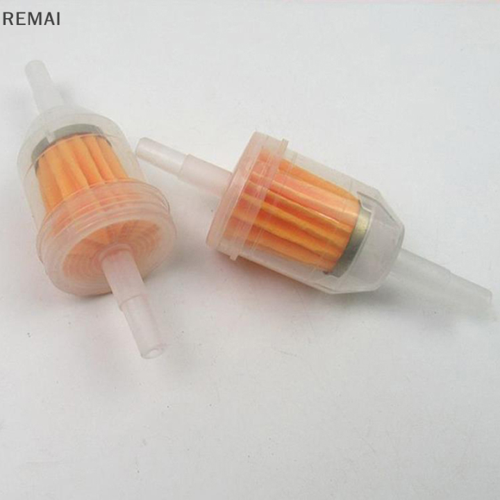 REMAI 5pcs Inline Gas Fuel Filter 6mm 8mm For Small Engine Auto