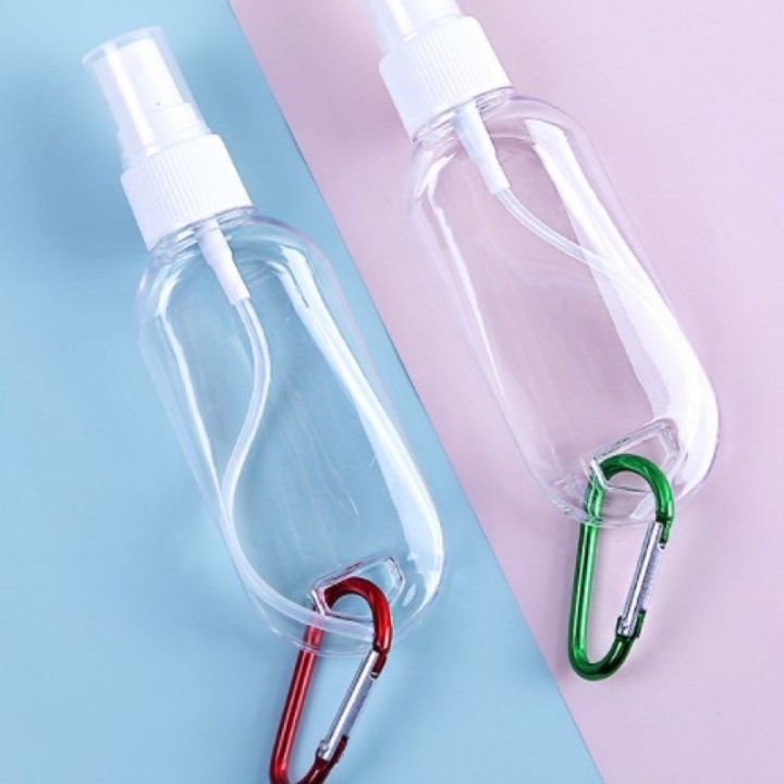 Ml Keychain Alcohol Spray Bottle Portable Disinfectant Transparent