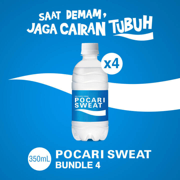 POCARI SWEAT PET 350 Ml Banded 4 Botol Lazada Indonesia