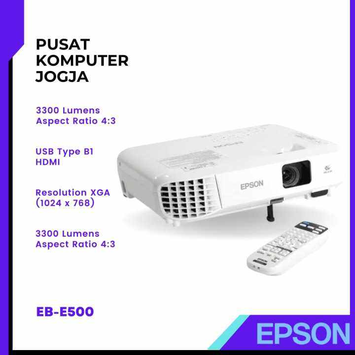 Proyektor Epson Eb E Lumens Xga Hdmi Projector New Garansi