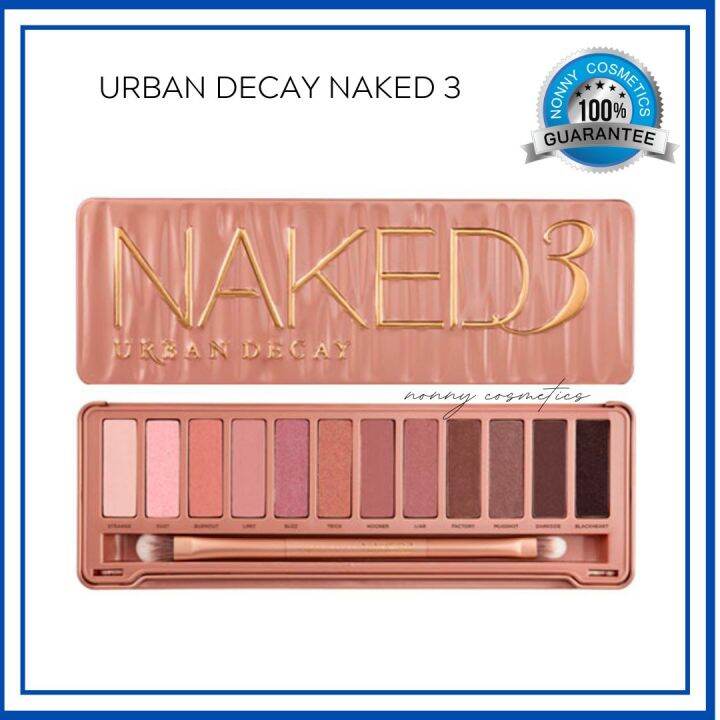 อายแชโดว Urban Decay Naked 3 Eyeshadow Palette 12 ส Lazada co th