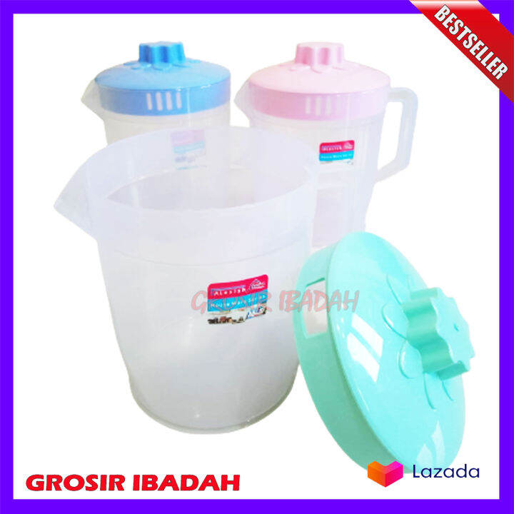 Eskan Mini 1 Lt Teko Plastik Tahan Panas Wadah Air Minum Lazada