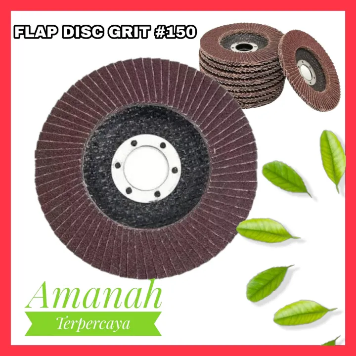 BATU GERINDA AMPLAS GRIT 150 FLAP DISC AMPLAS SUSUN Lazada Indonesia