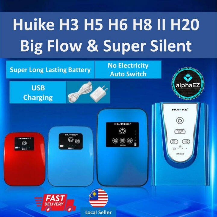 Aquarium HUIKE AC DC H3 H5 H6 H8II H8 H20 USB Rechargeable ACDC