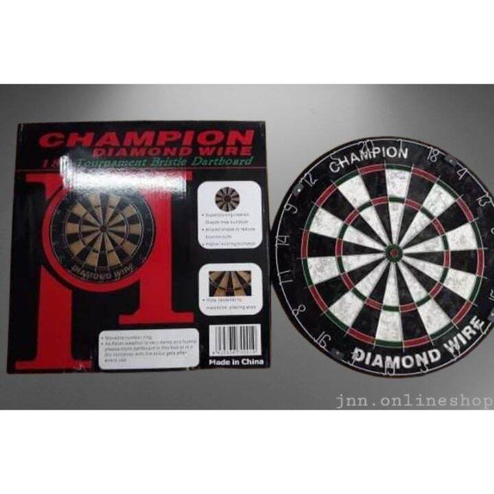 Champion Bristle Dartboard Diamond Wire Lazada Ph