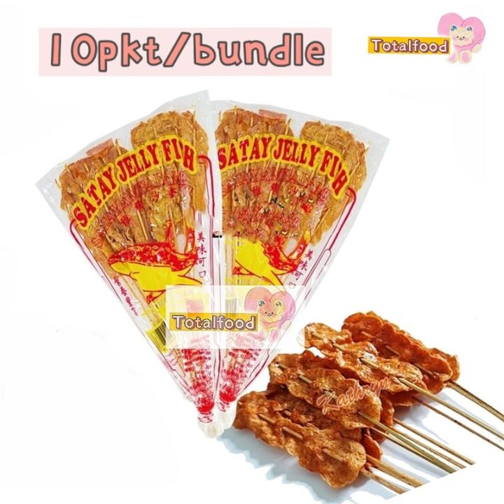 10pkt Satay Batang Ikan Jelly Fish Bundle Lazada