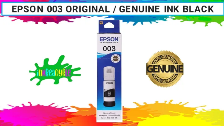 Epson Black Genuine Ink Bottle Lazada Ph