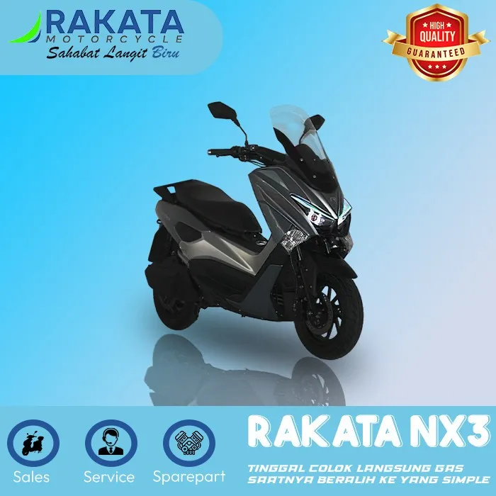 Sepeda Motor Listrik Rakata Nx Km W On The Road By Rakata