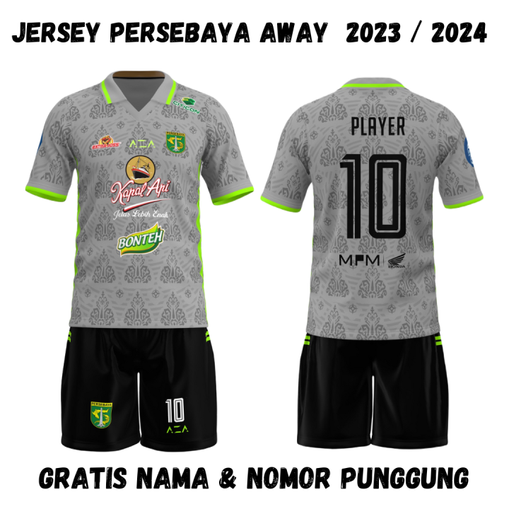 JERSEY PERSEBAYA AWAY NEW 2023 2024 FULL PRINTING Lazada Indonesia