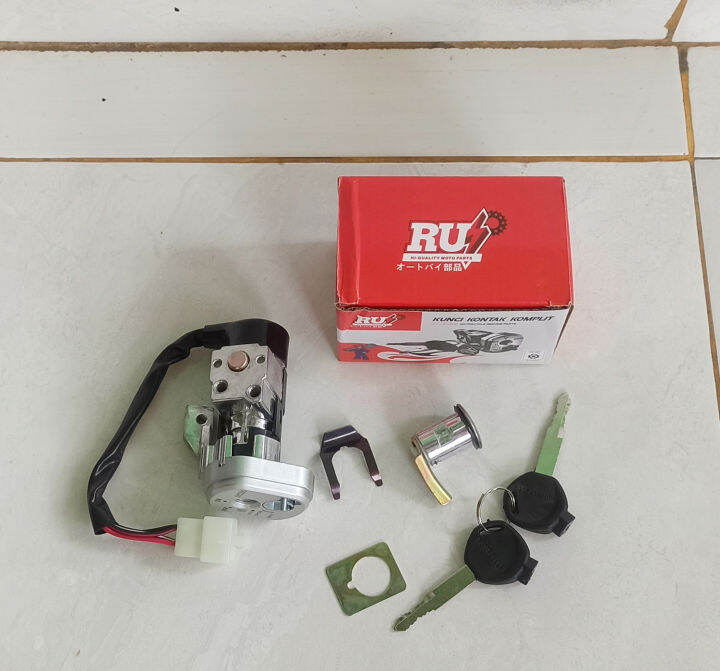 Rui Kunci Kontak Set Supra Fi Depan Dan Jok Belakang Honda Supra X