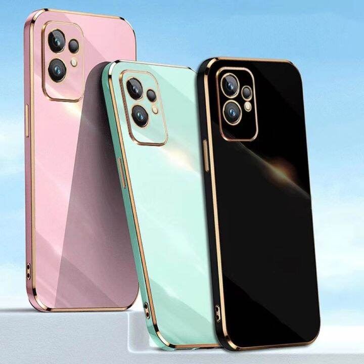 Luxury Square Ultra Thin Plating Case For OPPO Reno 10 8T 8Z 8 7 Pro