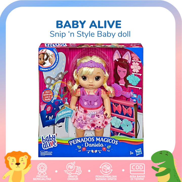 Baby Alive Snip N Style Blonde Hair Lazada Indonesia