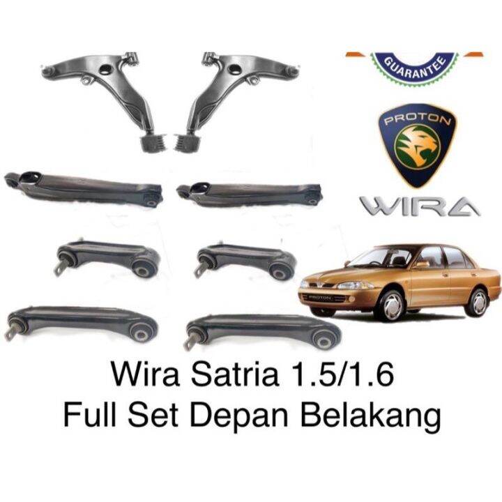 Full Set Depan Belakang Lower Arm Dan Upper Arm Tulang Anjing Untuk